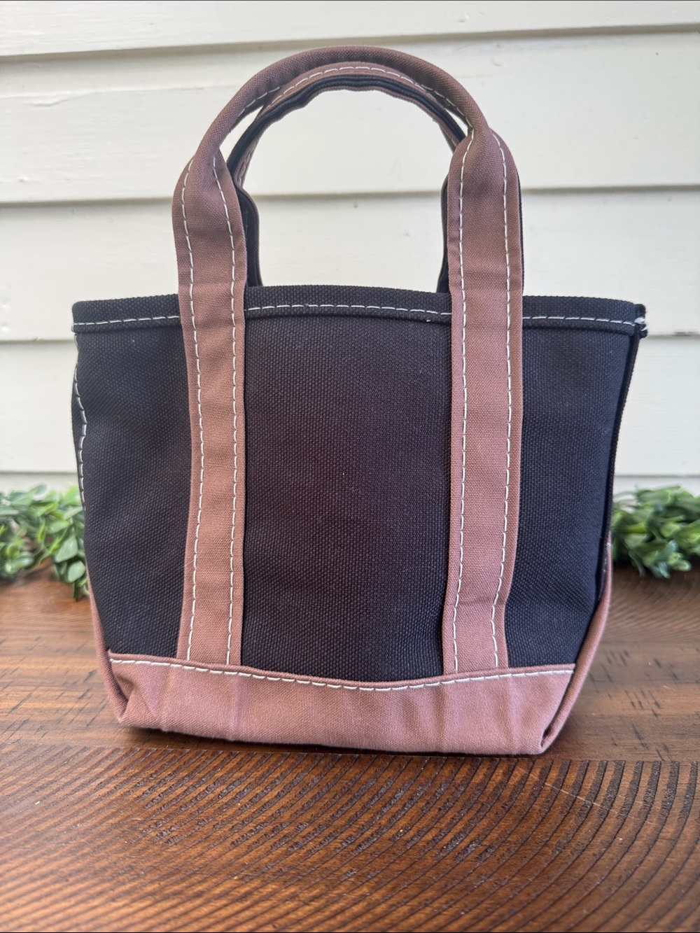 Vintage L.L. Bean Mini Boat and Tote